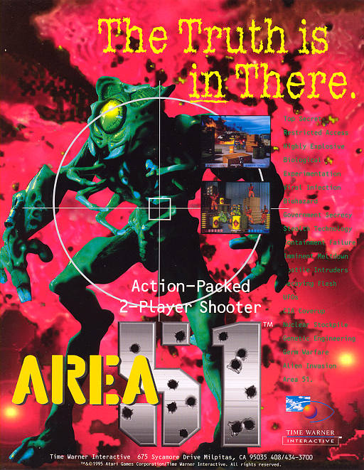 Area 51 MAME2003Plus Game Cover
